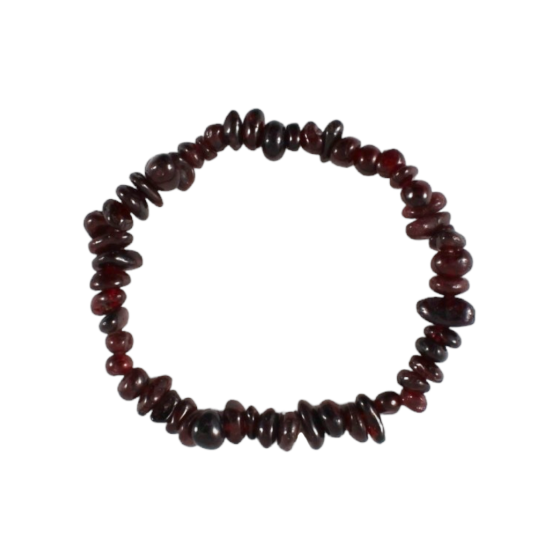 Bracelet Chips Grenat Lot...