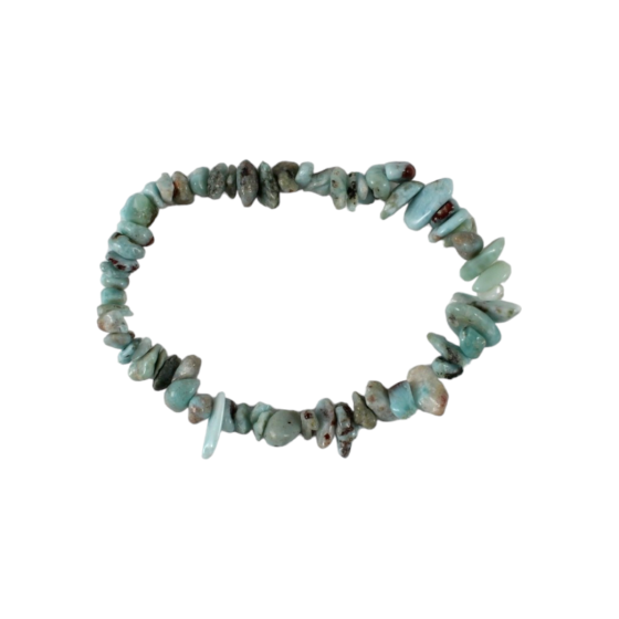 Bracelet Chips Larimar Lot...