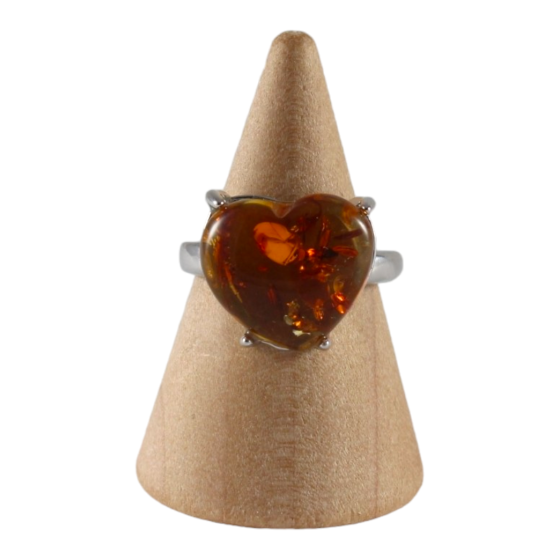 Bague coeur Ambre 15