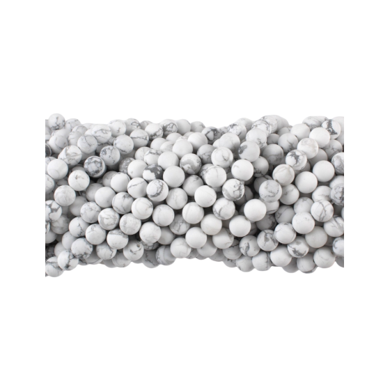 Fil howlite mate perles A