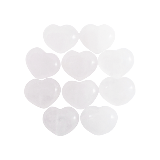 Lot coeur 2.5 cm Cristal de...