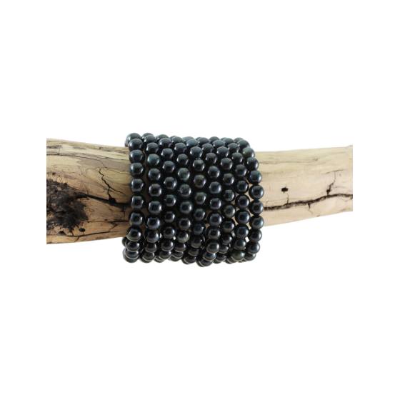 Bracelet oeil de faucon naturelle perles AA