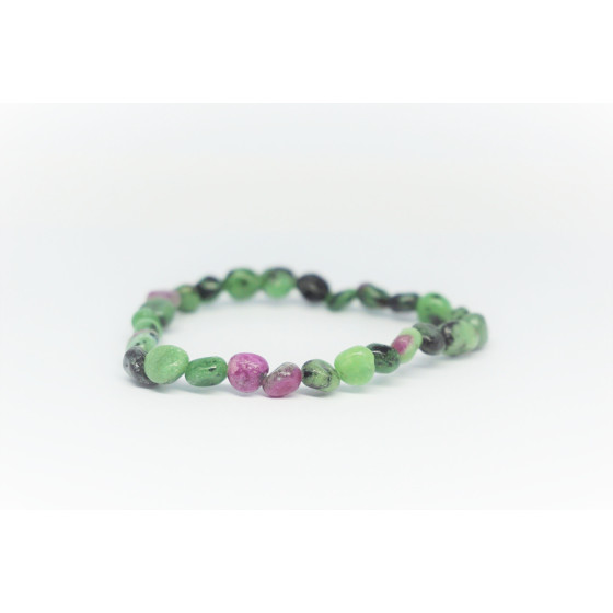 Bracelet Rubis sur zoisite...