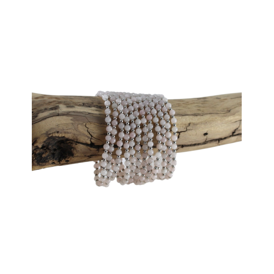 Bracelet quartz rose et...