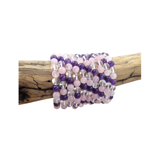 Bracelet améthyste cristal...