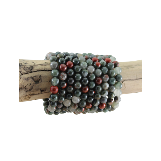 Bracelet Jaspe Héliotrope...