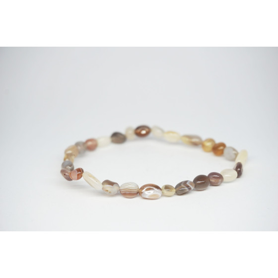 Bracelet Agate botsawana petit galet