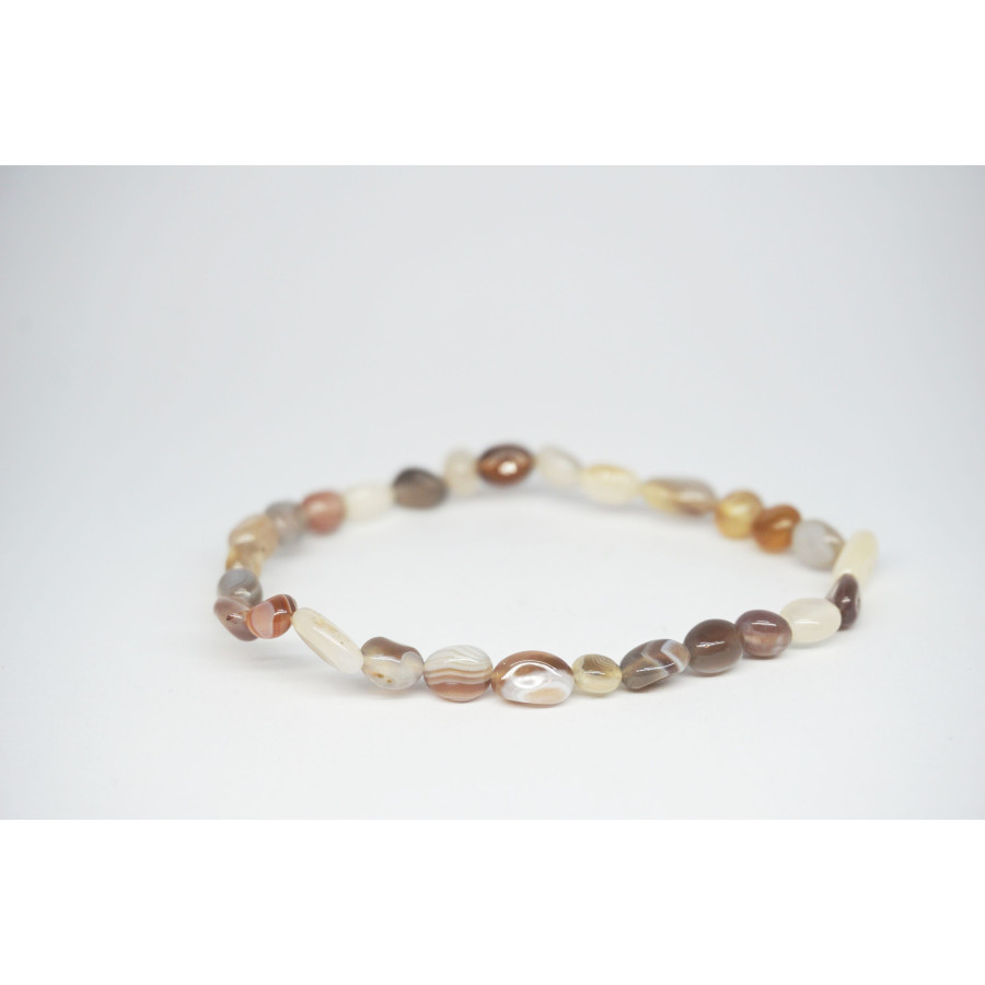 Bracelet Agate botsawana petit galet Bracelet Agate botsawana petit galet