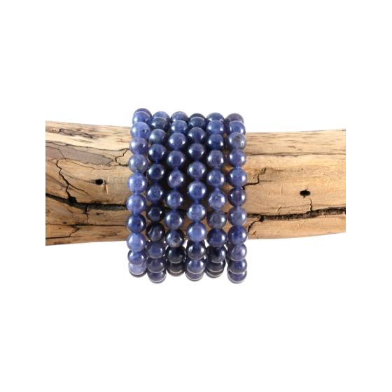 Bracelet tanzanite perles A