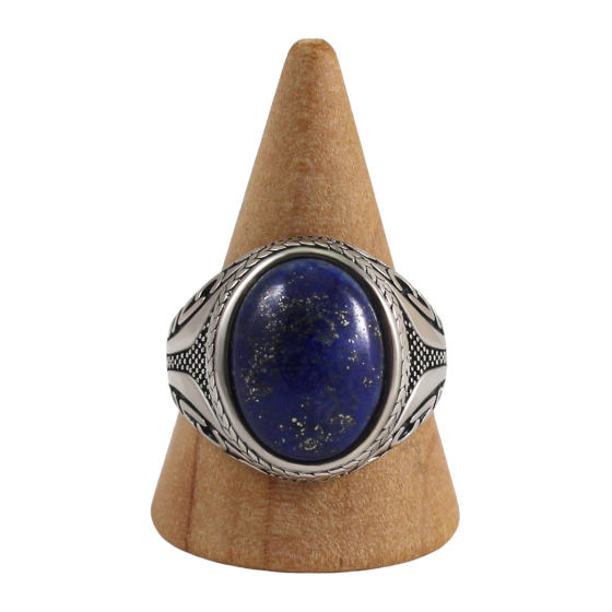 Bague argent homme 2 lapis...
