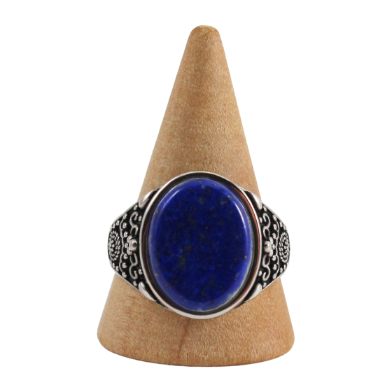 Bague argent homme 3 lapis...