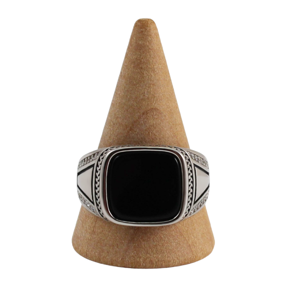 Bague argent homme 5...
