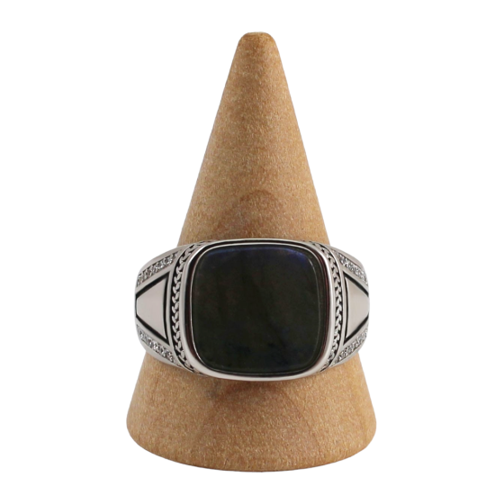 Bague argent homme 5...