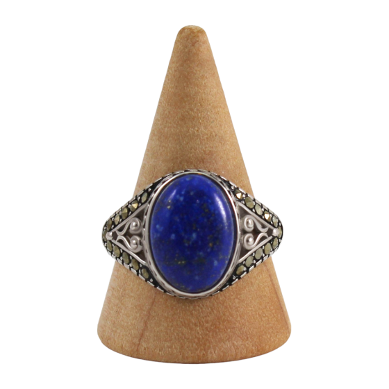 Bague argent homme 12 lapis...