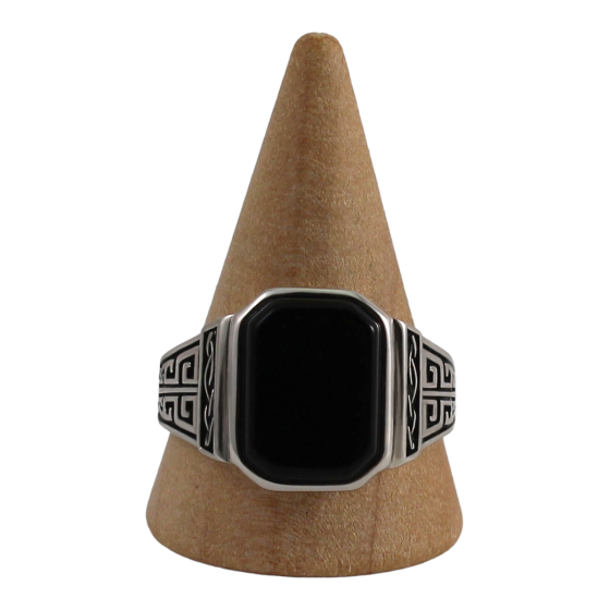 Bague argent homme 17...
