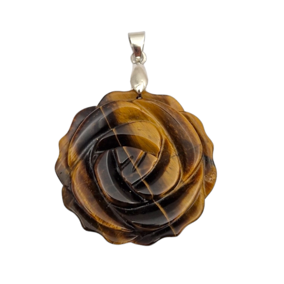 Pendentif Fleur en Oeil de...