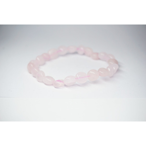 Bracelet Quartz rose petit galet