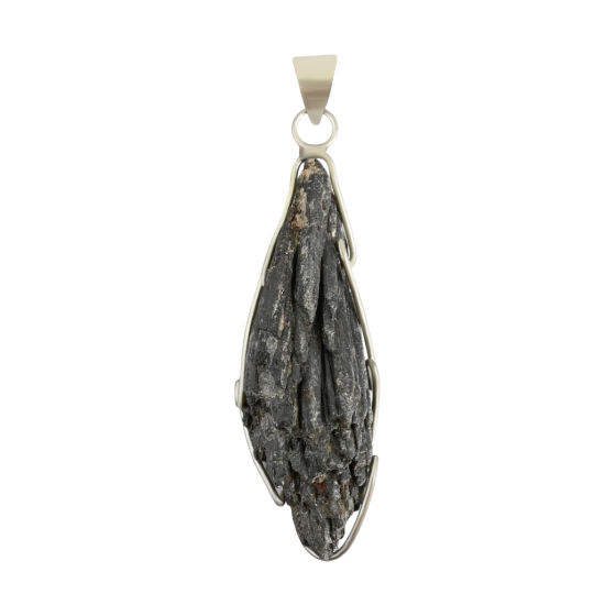 Pendentif cyanite noire A