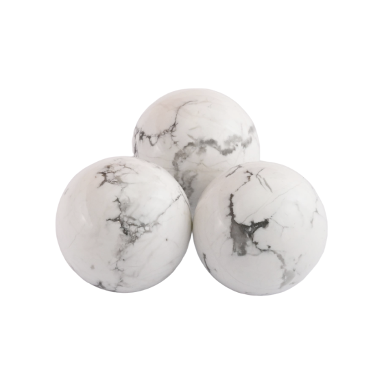 Billes howlite 2,5 cm