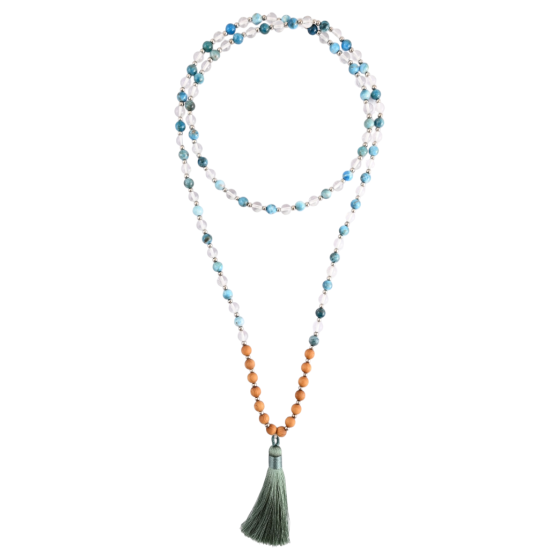Mala Apatite, cristal +...