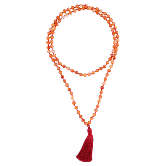 Mala Cornaline 108 perles