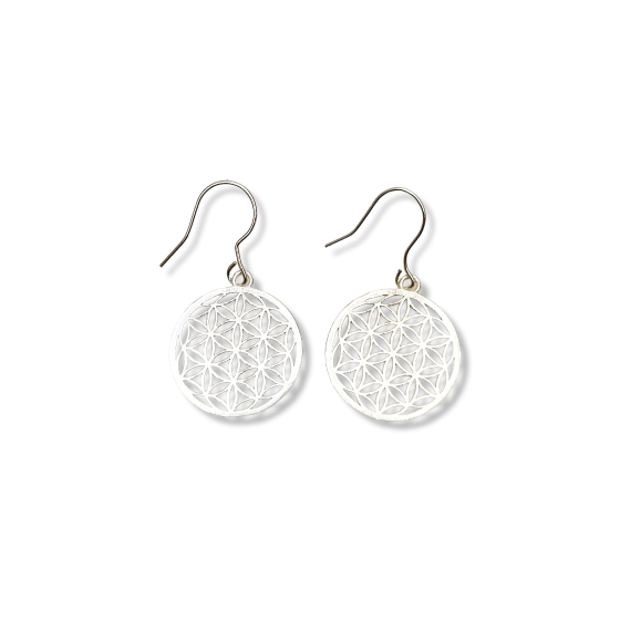 Boucles d'oreille fleur de...