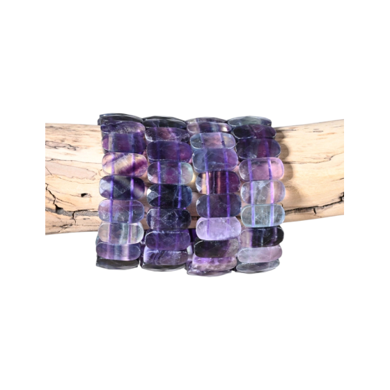 Bracelet fluorite mix plat...