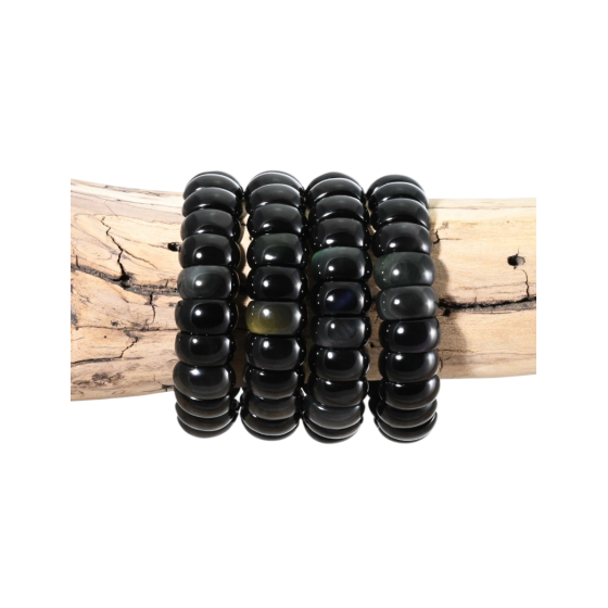 Bracelet obsidienne oeil...