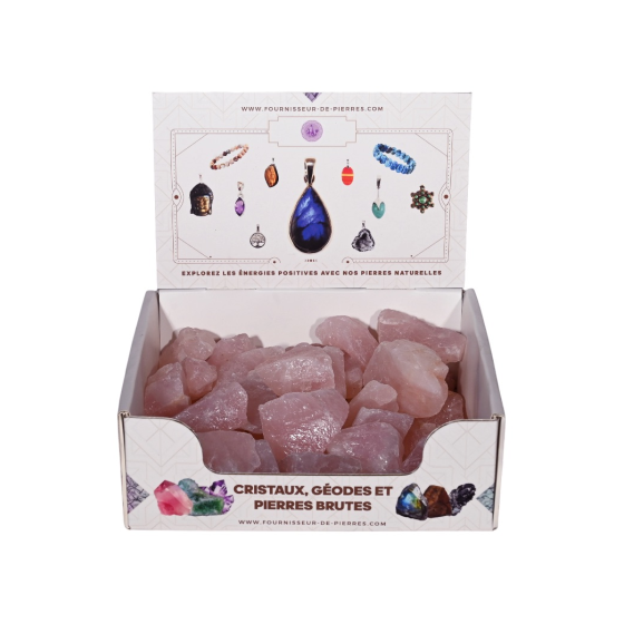 Présentoir quartz rose...