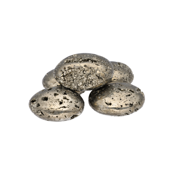Galets ronds pyrite