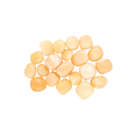 Calcite miel pierres roulées A