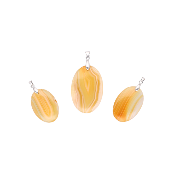 Pendentif Agate Botswana...