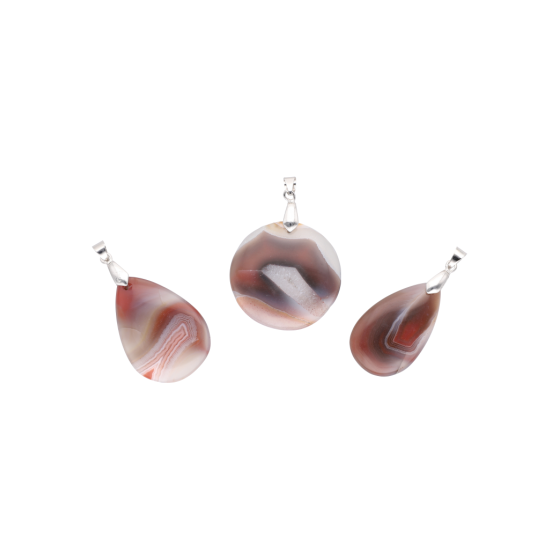 Pendentif Agate Botswana...