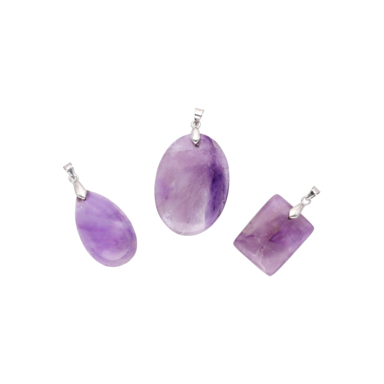 Pendentif Améthyste claire A