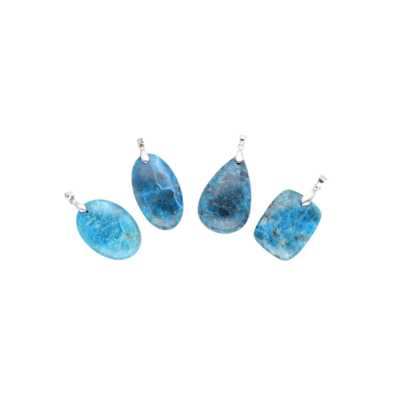 Pendentif Apatite Bleu A