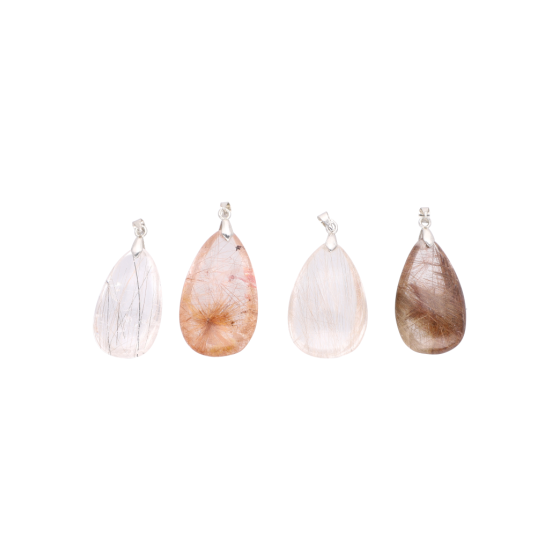 Pendentif quartz rutile...