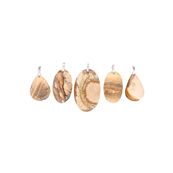 Pendentif Jaspe paysage AA