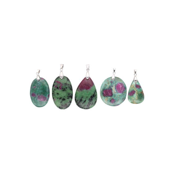 Pendentif rubis zoïsite A