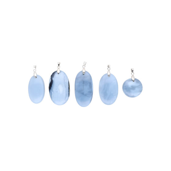 Pendentif Opale Bleue A
