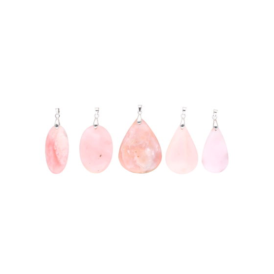 Pendentif opale rose A