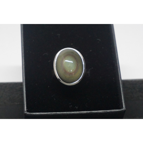 Bague Obsidienne oeil...