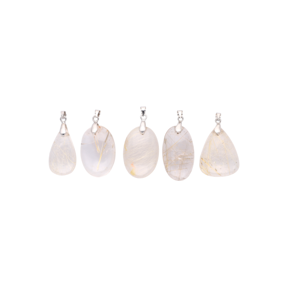 Pendentif quartz rutile A