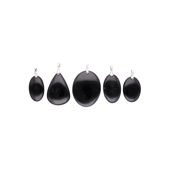 Pendentif tourmaline noire A