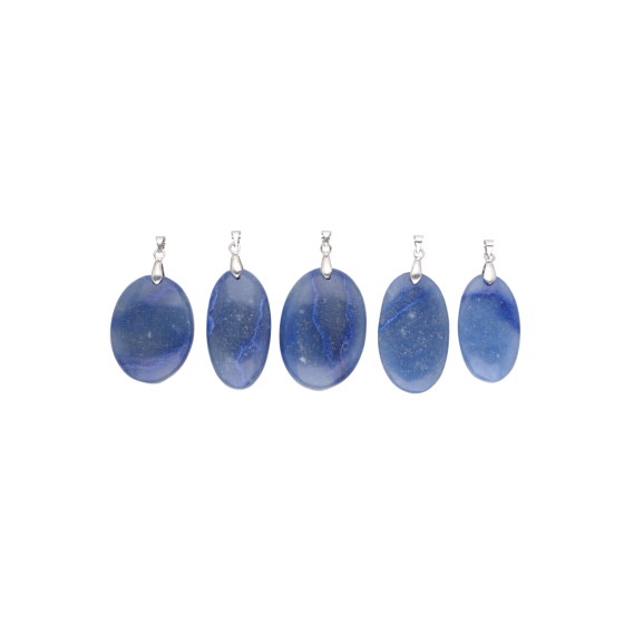 Pendentif aventurine bleue A