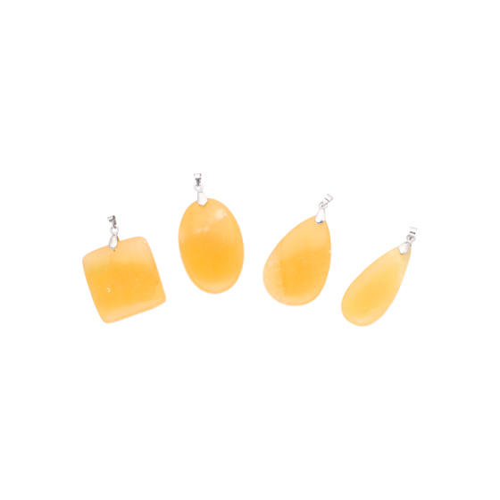 Pendentif calcite jaune A