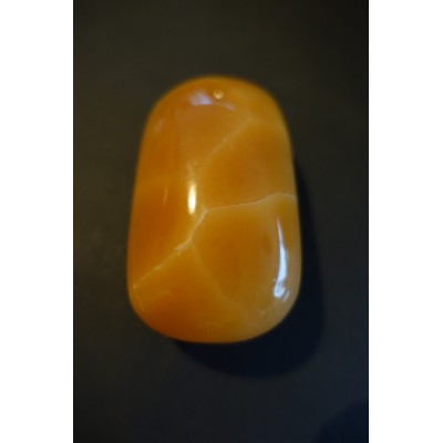 galet calcite orange