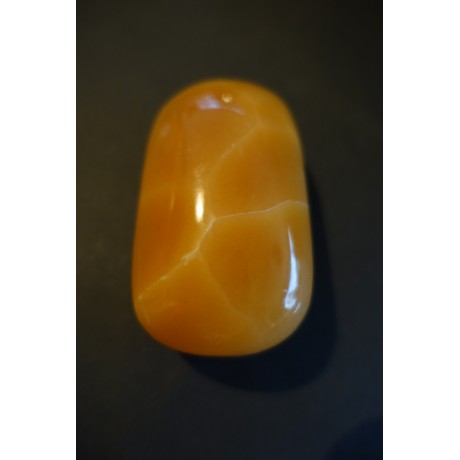 galet calcite orange