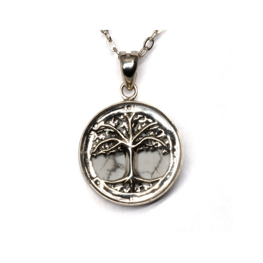 Pendentif arbre de vie argent 925 et pierres Pendentif arbre de vie argent 925 et pierres