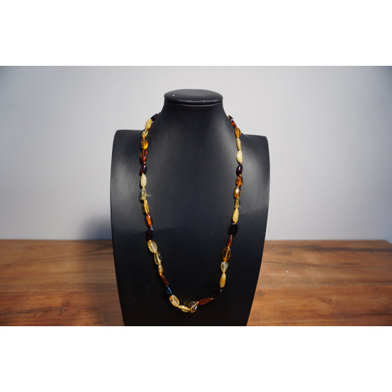 Collier adulte Ambre Trois couleurs