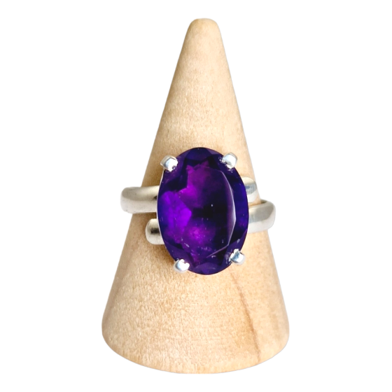 Faena Bague facettée serti...